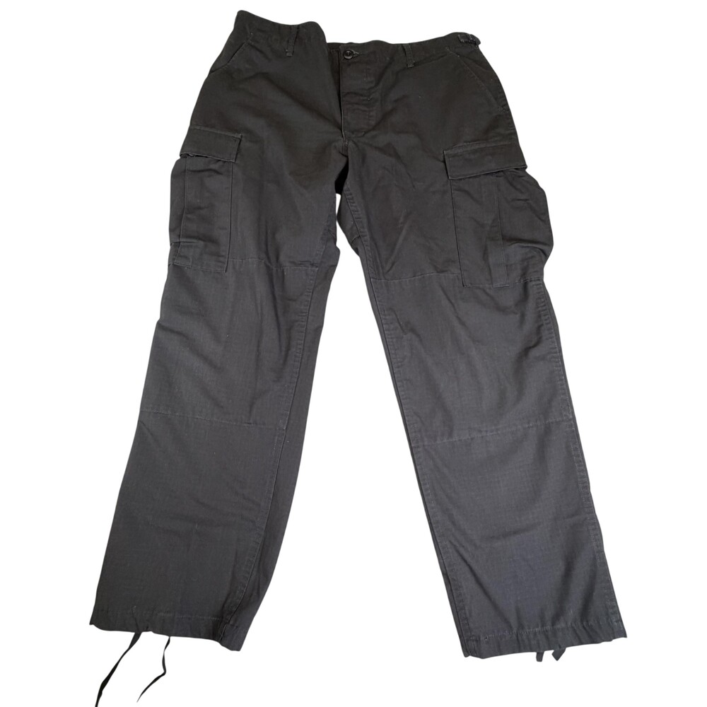 Propper Pants Mens FITS 38x30 Black Cargo Tactical Ripstop Army Workwear